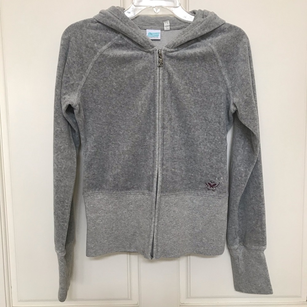 Girl’s Gray Hoodie Jacket (Sideout)
